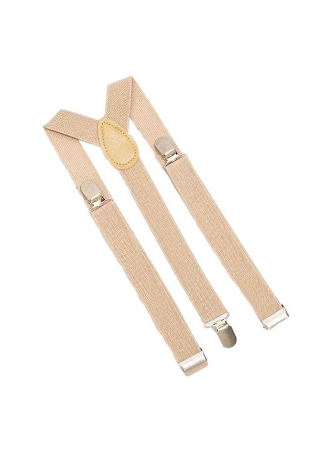 Unisex Elastic Strap Suspenders Y-Back Braces Solid Color Anti-break Wedding Suit Adjustable Strap Party Daily Accessory