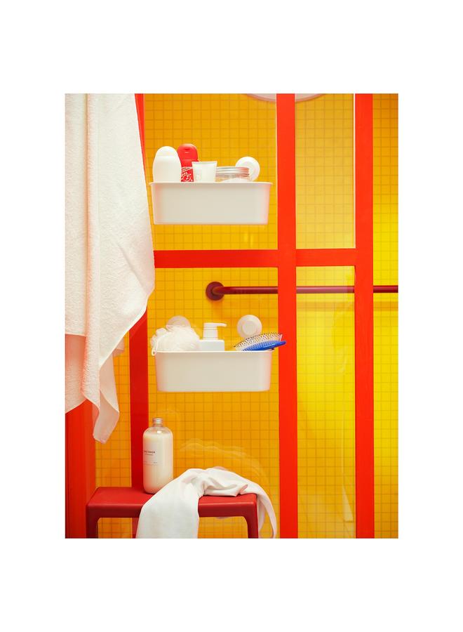 erorex Basket With Suction Cup, White - Image 2