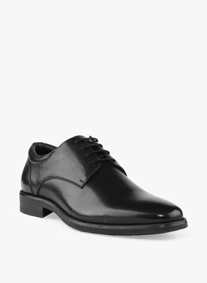 LBL By Shoexpress Men Leather Lace-Up Derby Shoes