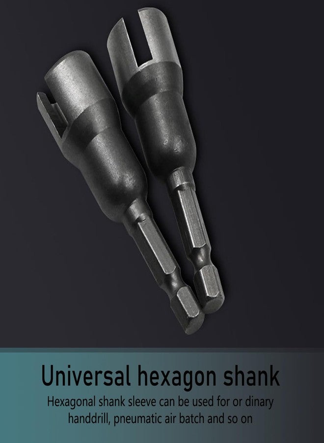 GRANDI Power Wing Nut Driver Set, Hex Shank Nut Disassembly Tools for Panel Nuts Bolts C Hook Screws Eye, Wing Slotting Socket Wrench, Universal for Most Cars Trucks (Black #2.5 In Height) - Image 4