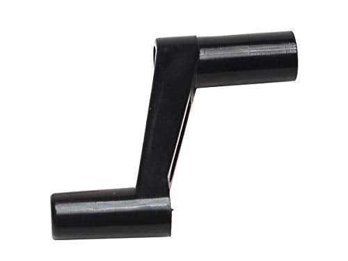 RV Designer H701 Plastic Window Crank Handle - 1" , Black - Image 4