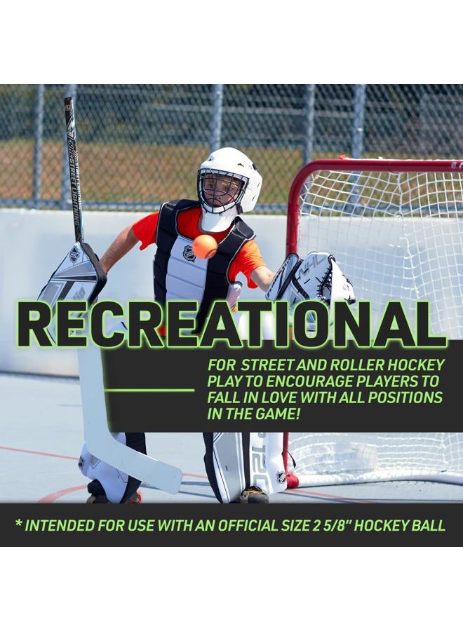 Franklin Sports NHL Street Hockey Youth Goalie Stick - Street Lightning Kids Outdoor Street + Roller Hockey Goalie Stick - Youth Junior Hockey Goalie Stick - 40" Inches - Image 5