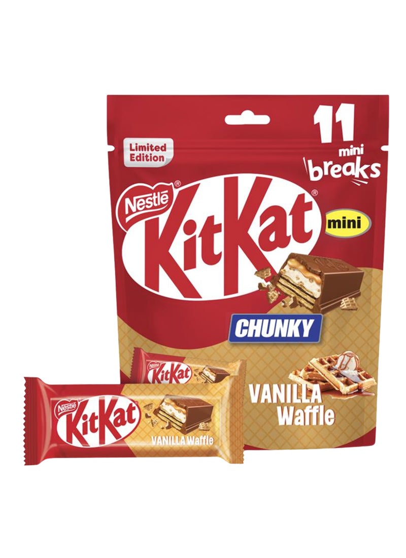 KitKat Chunky Mini Vanilla Waffle Chocolate 195.8g - Image 1
