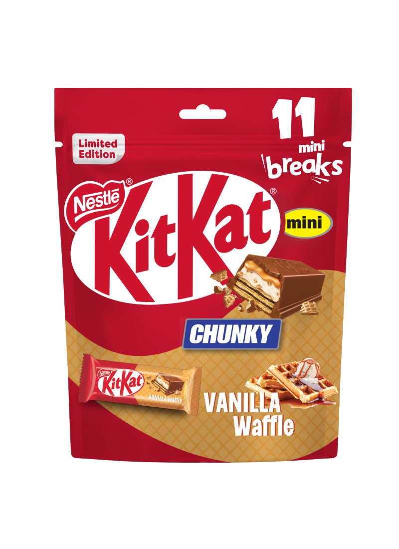 KitKat Chunky Mini Vanilla Waffle Chocolate 195.8g - Image 5