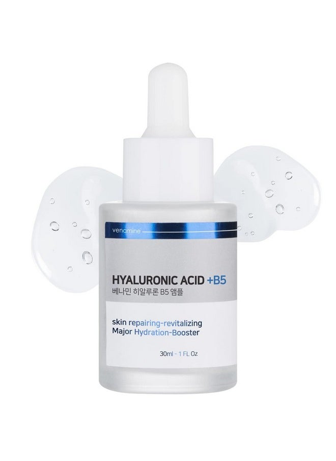 VENAMINE Pure Hyaluronic Acid With Vitamin B5 Serum For Face Antiaging Anti Wrinkle Korean Skin Care Hyaluronic Acid Serum For Face Skin Repairing Revitalizing Booster Face Serum 30Ml 1 Oz  - Image 1