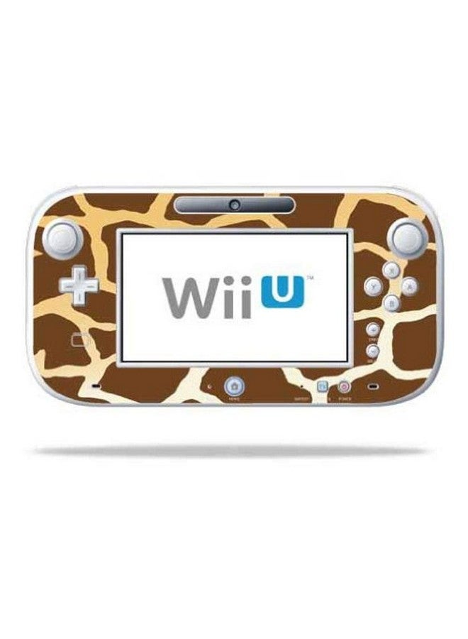 غلاف Mightyskins متوافق مع وحدة تحكم Nintendo Wii U Gamepad غلاف لاصق على شكل زرافة