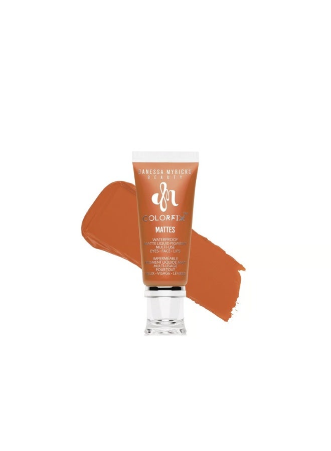 Danessa Myricks Beauty Colorfix Mattes Waterproof Matte Liquid Pigment Carrot Cake 10ml - Image 1