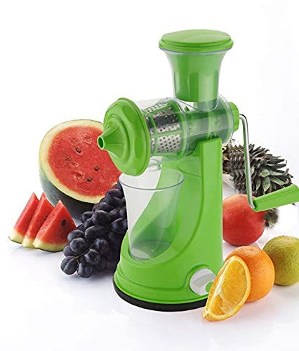DEVANI IMPEX Mini Portable Juicer Machine Juicer Hand Juicer for Fruits and Vegetables with Steel Handle Vacuum Locking SystemShakeFruit Juicer Machine for All Fruits Multi 1PC - Image 1
