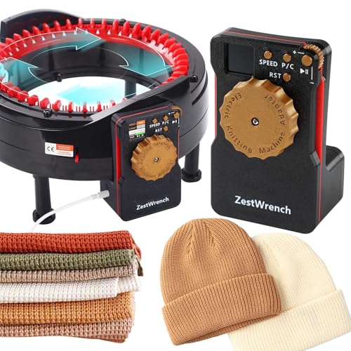 ZestWrench [2025 Upgrade] ZestWrench Electric Knitting Machine Adapter for addi Express King Size Knitting Machine 46 Needles,addi Knitting Machine Automatic Accessories，LCD Panel & Row Counter - Image 1