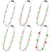 Traplace 6 PCS Christmas Light Necklace 6 Styles Colorful LED Christmas Lights 8 Bulbs Light Up Christmas Necklace with 3 Flash Modes Ugly Sweater Lights for Xmas New Year Party Favor Supplies Accessories - Image 2