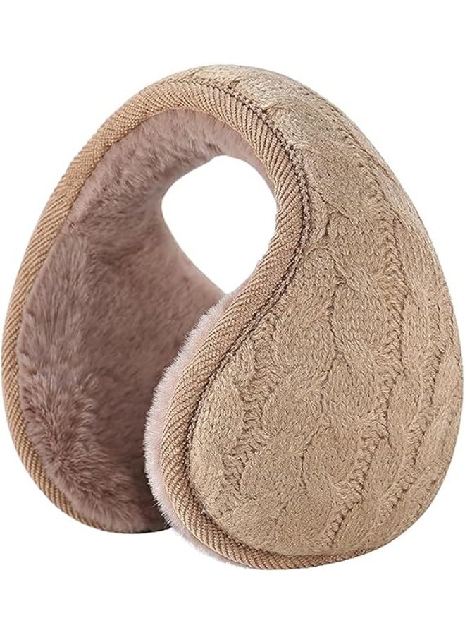 Ear Muffs for Winter Women u0026 Men, Knit Adjustable Women's Earmuffs Winter, Unisex Winter Ear Muffs Women Girl - Image 1