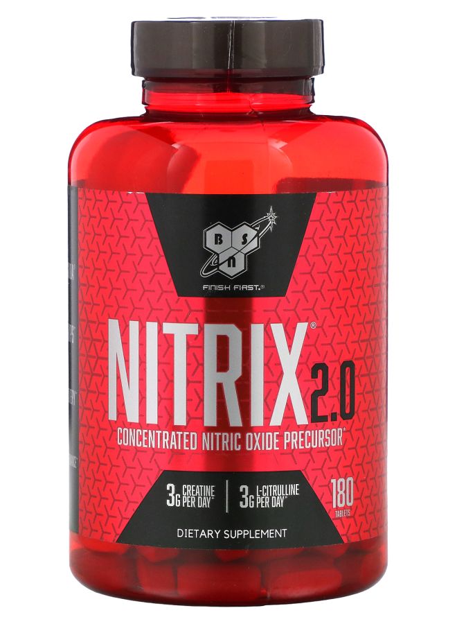 Nitrix 2.0 Concentrated Nitric Oxide Precursor 180 Tablets
