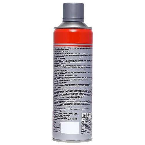 Aerol Corrogard 6-in-1 Multi-Functional Rust Remover Spray | Lubricant, Degreaser & Anti-Rust Oil | Noise Reducer for Home & Industrial Use (300g / 439ml). - Image 2