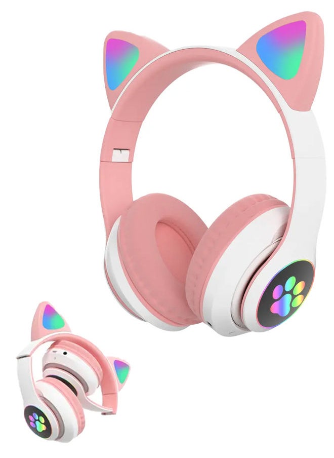 Black Tiger - STN-28 Headphone Bluetooth headset with led light with foldable and easy to store and supports all devices - Image 1
