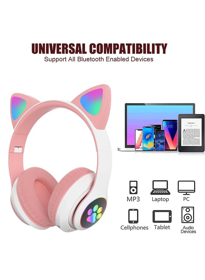 Black Tiger - STN-28 Headphone Bluetooth headset with led light with foldable and easy to store and supports all devices - Image 1