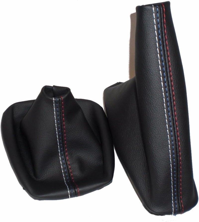 Wivplex Black Leather Gear Shift Boot for BMW 3 Series - Image 1