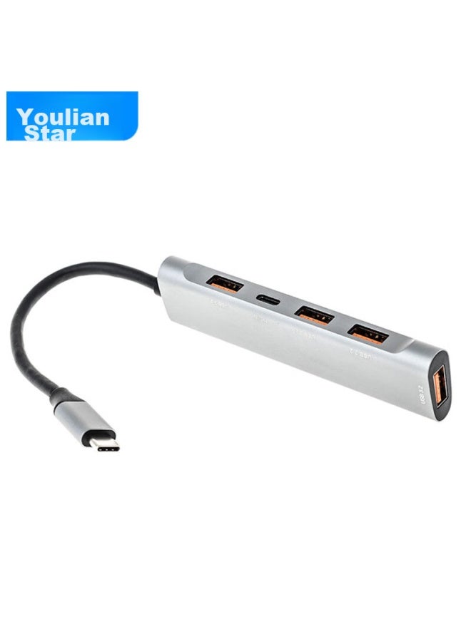 Union Star Youlianxing Type-c3.2 To Usb Hub, 10gbps Expansion Dock, Usb-c3.2gen2 High-speed 4-port Expansion Hub, Adapter For Laptops And Tablets - Image 3