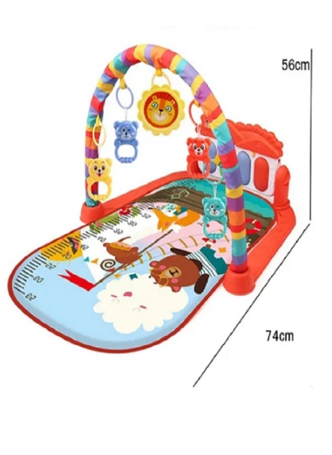 Baby Toy - Glow Mat Musical And Luminous PlayMat For Babies (Orange) - Image 1