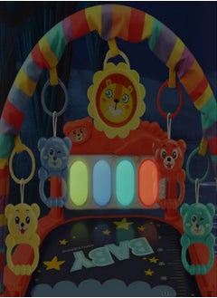 Baby Toy Glow Mat Musical And Luminous PlayMat For Babies (Orange)  - Image 5