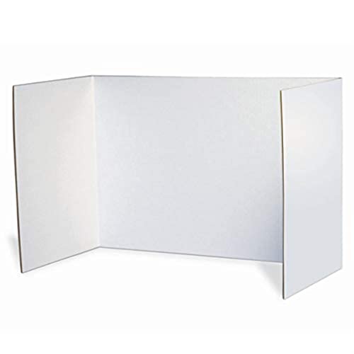 Pacon Privacy Boards, White, 48" x 16", 4 Boards (3782) - Image 1