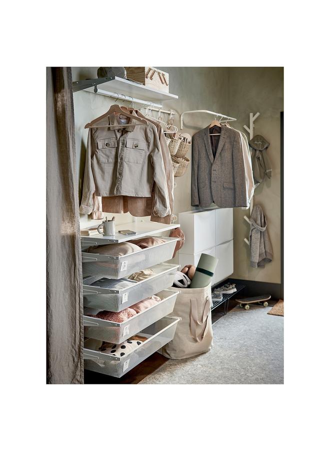 إيروريكس رف، أبيض، 80×40 سم - Image 3