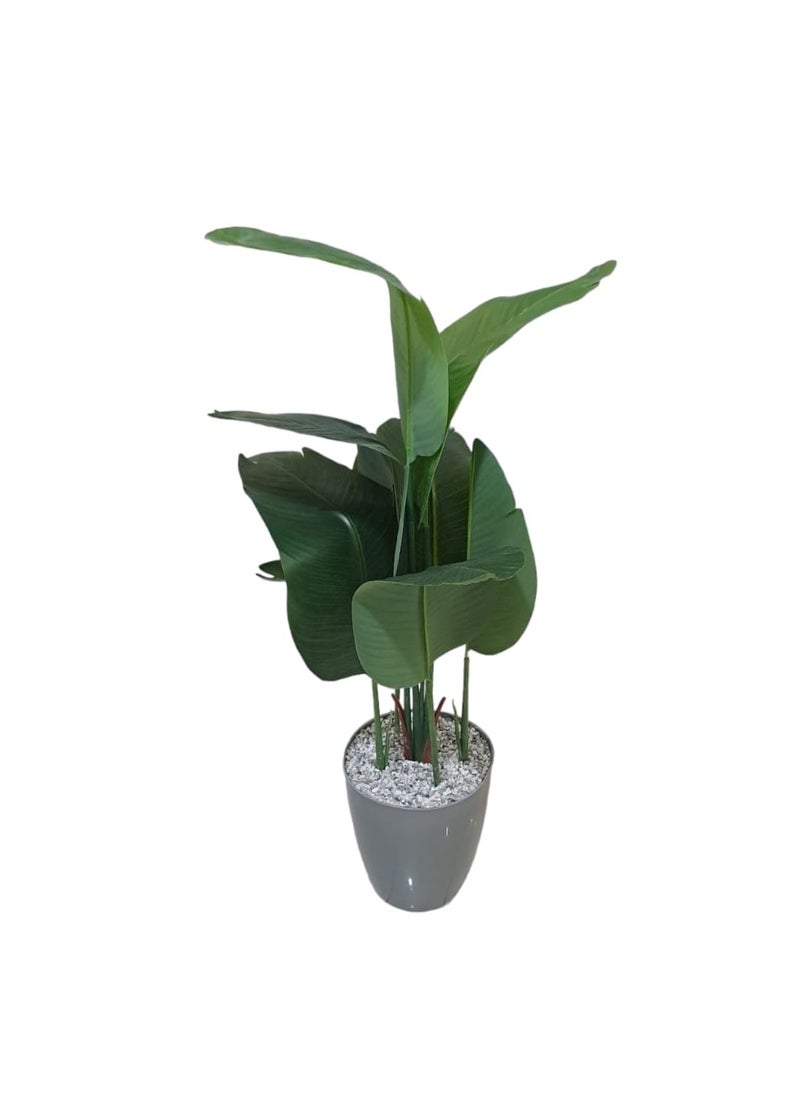 AL KHALDIYA Artificial decorative plant tree with pot, 120 cm  - Image 1