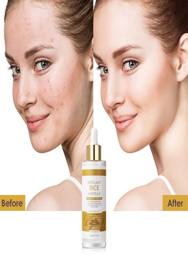 Veakoo Peel Shot Glow White Rice Exfoliant Peeling Ampoule, Soft Exfoliating Face and Body Scrub, Facial Exfoliator, Deep Hydration Serum, 80ml - Image 4