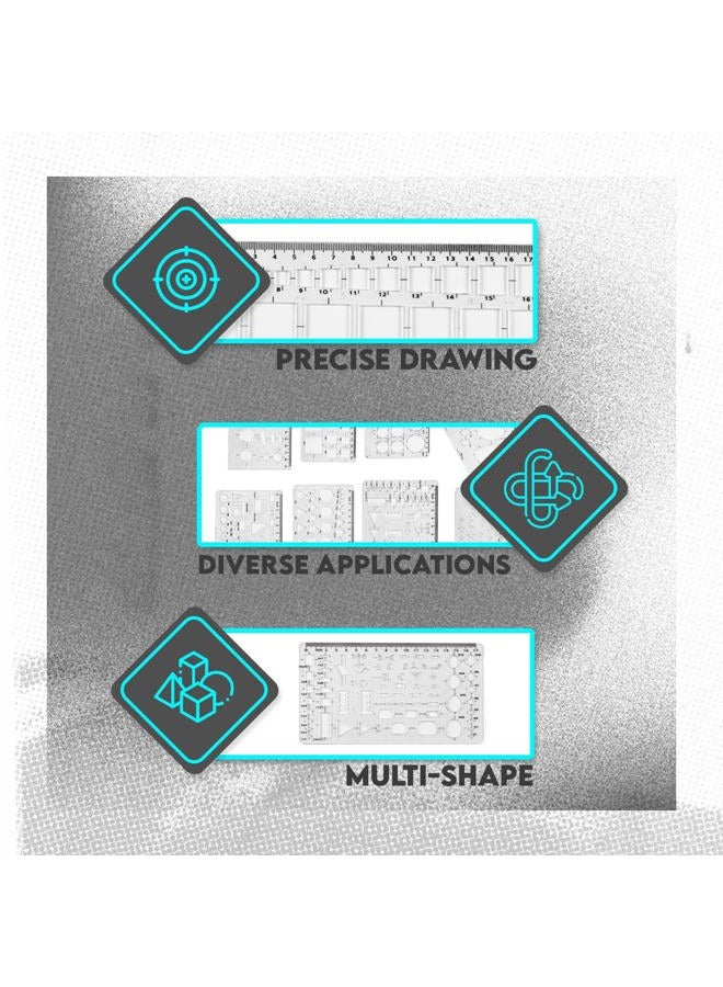 SE Template Stencil Set (8 PC.) - JT-ST8 - Image 4