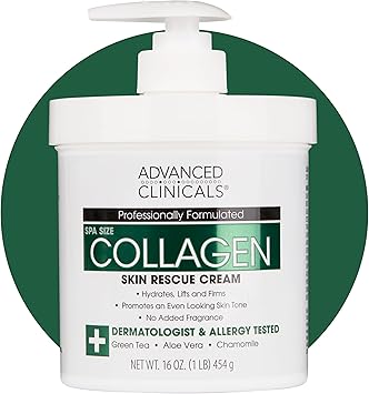 Advanced Clinicals Collagen Skin Rescue Lotion by Advanced Clinicals - Image 1