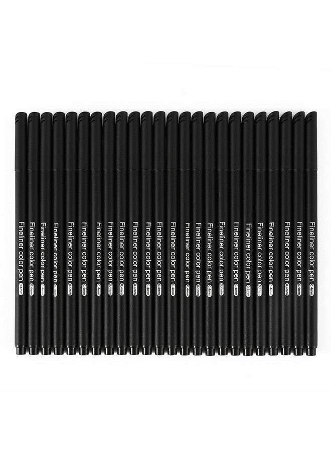 RIANCY Black Ink Color Sipa Pens For Journaling Note Taking, 12 Pack Fineliner Pens For Office School Teacher Student Supplies, Journal Planner Writing Back To School Supplies, Fine Tip Markers  - Image 2