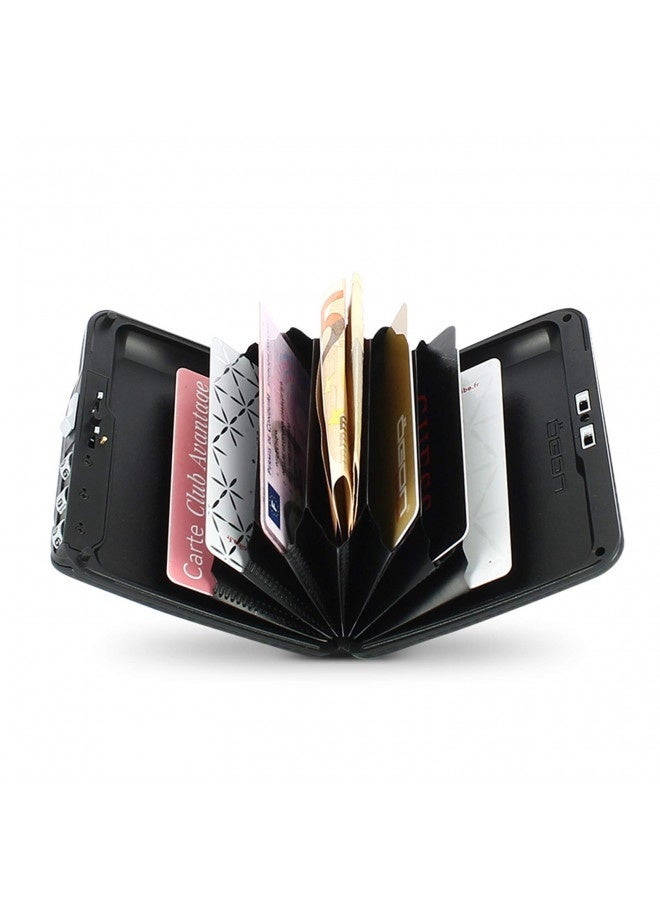 ÖGON -DESIGNS- The First Pocket Size Vault By Ögon Designs – Aluminum Code Wallet For Cards And Banknotes - Lockable With A 3 Digit Code - Rfid Blocking Card Holder - Black  - Image 2