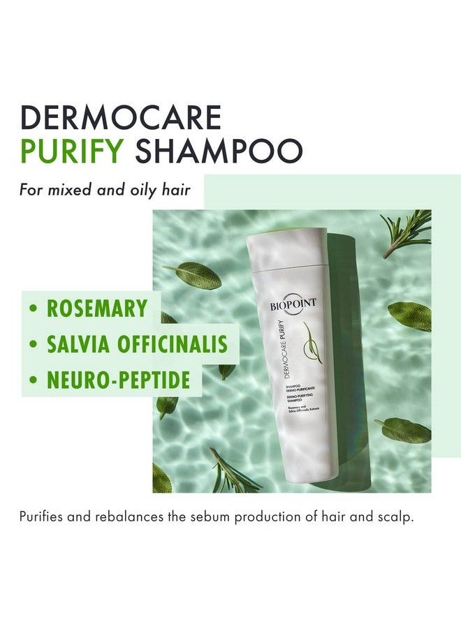 Clarifying Shampoo For Build Up Oily Hair Delicate Cleansing Shampoo Build Up Remover Hair Purifying Shampoo Greasy Scalp Cleansing & Sebum Normalizing Shampoo Dermocare Purify
