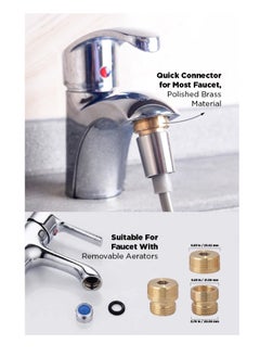 INNOV In Mecca Promotional Travel Shattaf bidet kit. High pressure sprayer with 3 Meter Hose. 1pc compressed washing towel. 2 x Connectors - Quick Connector + Universal Silicone connector.  - Image 2