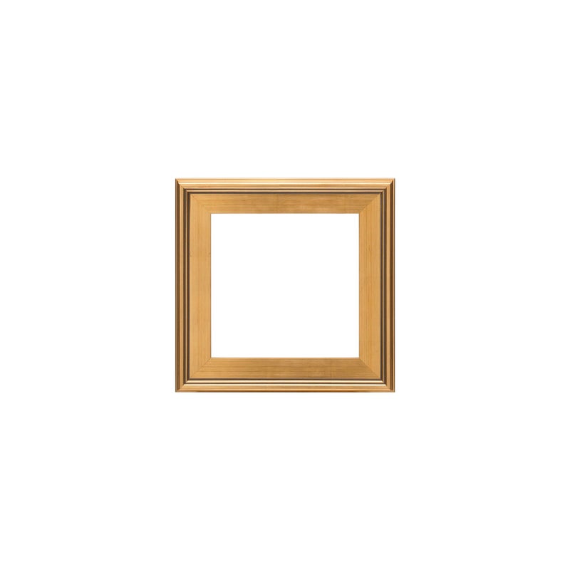 Creative Mark Plein Air Wooden Picture Frame  12X12 Gold  Professional Single Frame for Art Panels Stretched Canvas Pictures and More glass and backing not included