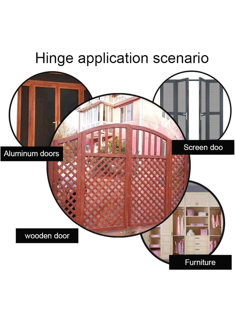 THINGS OF WORLD THINGS OF WORLD 3 in 1 Automatic Self Closing Door Hinges Lock 90 Degrees Positioning Multifunctional Heavy Duty Stainless Steel Spring Door Closer for Cabinets Home Office Gold Pack of 1  - Image 3