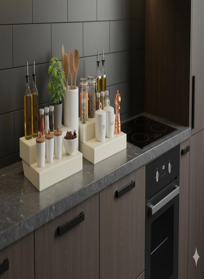 easy root Plastic Cupboard Space Organizer -Size:-Length-29cm Width-19cm Height-6.8 cm (Pack of 2) - Image 3