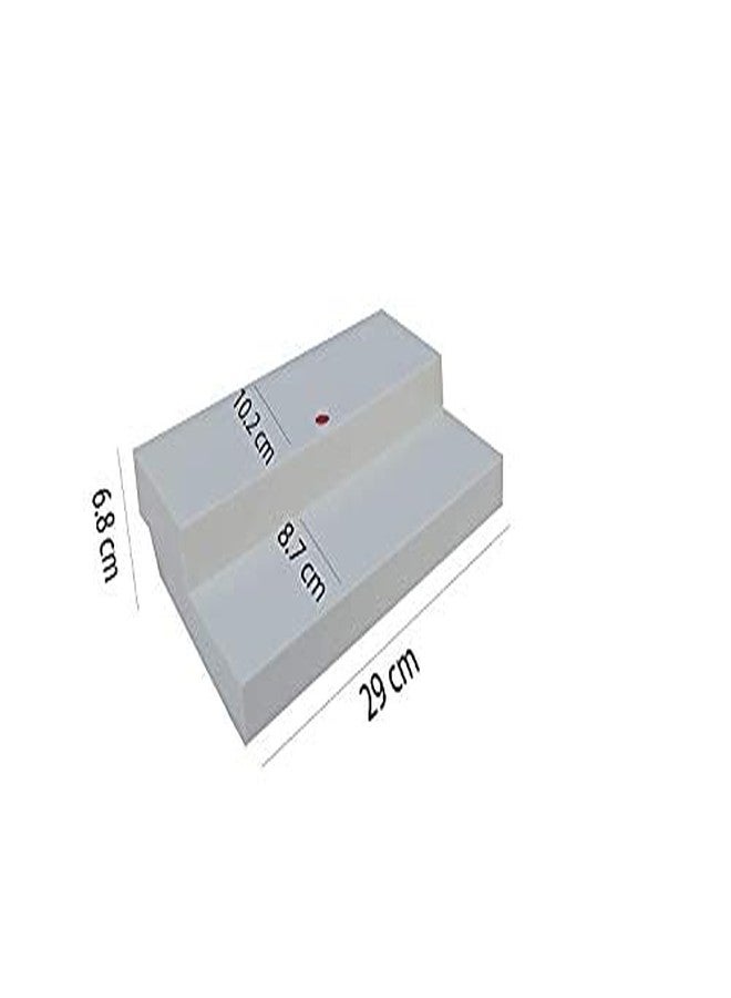 easy root Plastic Cupboard Space Organizer -Size:-Length-29cm Width-19cm Height-6.8 cm (Pack of 2) - Image 2
