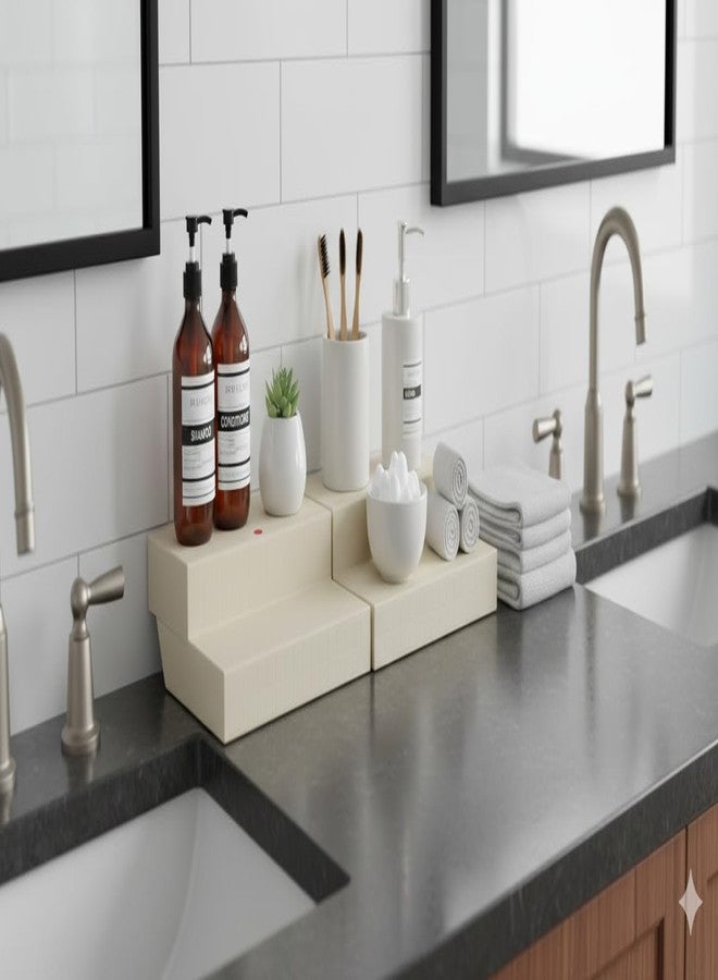 easy root Plastic Cupboard Space Organizer -Size:-Length-29cm Width-19cm Height-6.8 cm (Pack of 2) - Image 5