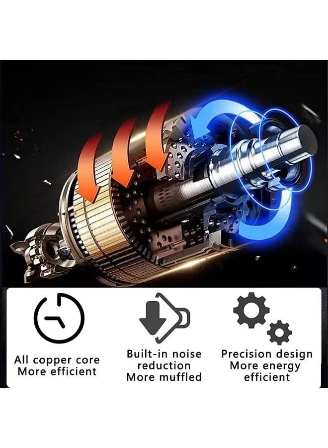 ELTRAZONE Portable 24V Cordless Mini Electric Chainsaw, Rechargeable Battery Powered Handheld Chainsaw, Sharp Wear-Resistant Chain, Compact Electric Pruning Saw, Lightweight One-Hand Cutting Tool for Garden Tree Branches, Wood Cutting & Outdoor Maintenance - Image 2