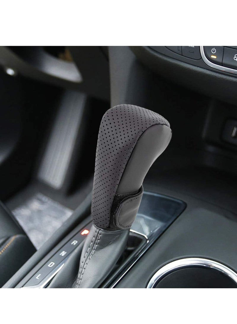 Easy to Disassemble and Install Tools Sets Easy to Install Universal Nonslip Breathable Genuine Leather Car Gear Shift Knob Cover (Black) - pzsku/Z37298352656F3B871DCBZ/45/_/1717220461/d8b65d9e-1597-4327-ba7b-a22a329f04a7