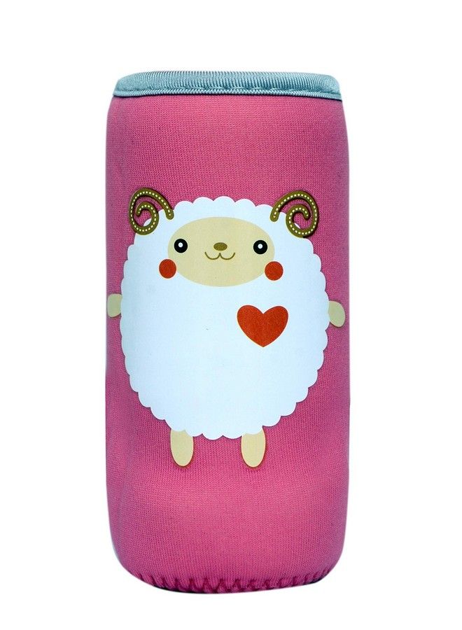 Tinny Tots Adjustable Reusable Stretchable Baby Feeding Bottle Cover Sleeves Cartoon Prints With Holding Strap Suitable For 120Ml 220Ml 240Ml Slim Neck Feeding Milk;Water Feeder Bottles(Pack Of 2;El Sh) - Image 4