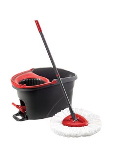 EXCLIFE Rotary mop and bucket set with foot pedal, floor mop with rotary wringer  - Image 1