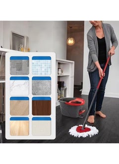 EXCLIFE Rotary mop and bucket set with foot pedal, floor mop with rotary wringer  - Image 5