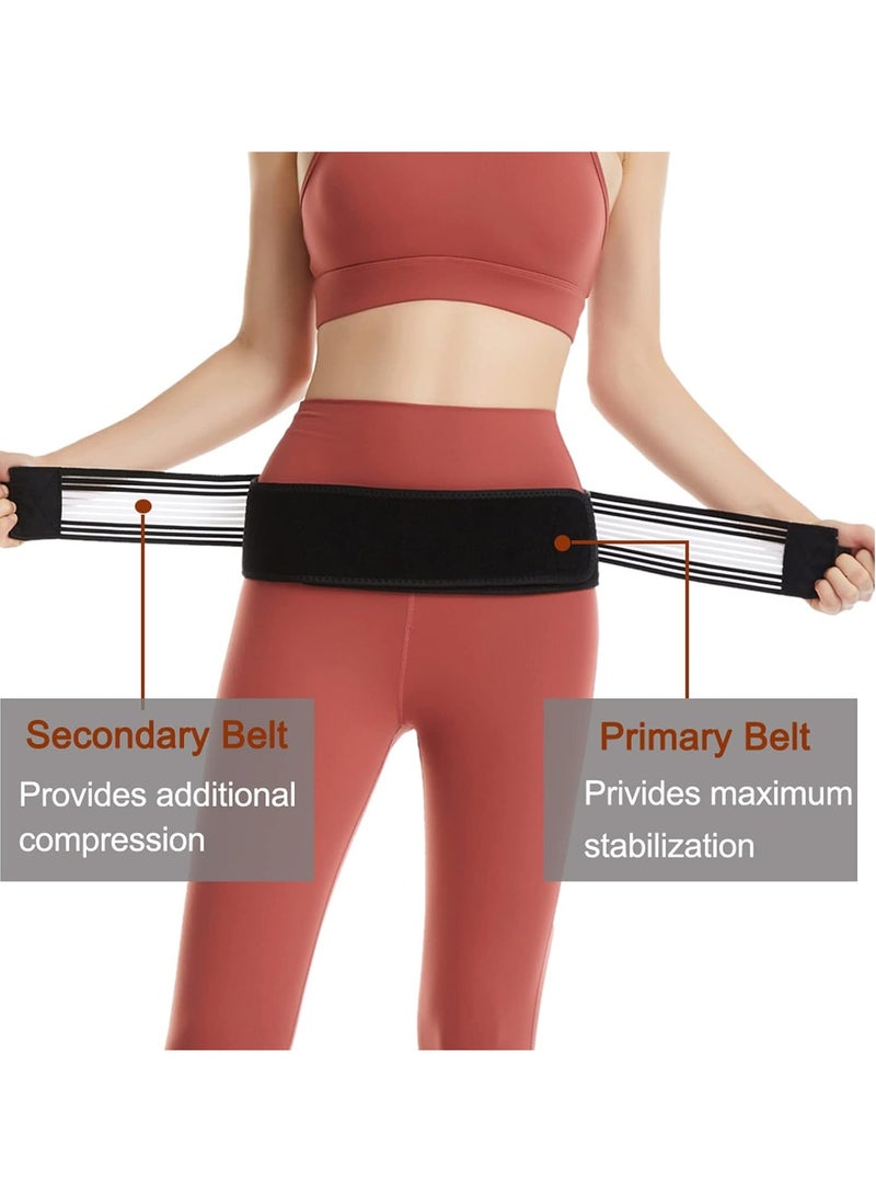 Generic - Sacroiliac SI Joint Hip Belt - Lower Back Support Brace for Men and Women - Pelvic Support Belt - Trochanter Belt - Sciatica Pelvis Lumbar Hip Pain Relief - Image 1