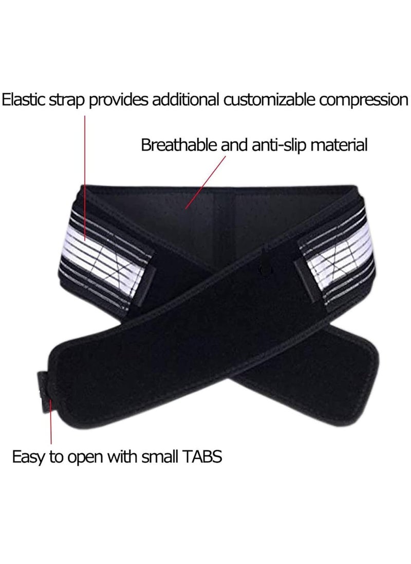 Generic - Sacroiliac SI Joint Hip Belt - Lower Back Support Brace for Men and Women - Pelvic Support Belt - Trochanter Belt - Sciatica Pelvis Lumbar Hip Pain Relief - Image 1