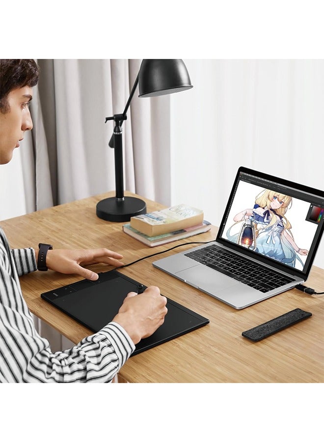 Veikk VEIKK A30 Drawing Tablet 10x6 Inch Graphics Tablet with Battery-Free Pen and 8192 Professional Levels Pressure  - Image 5