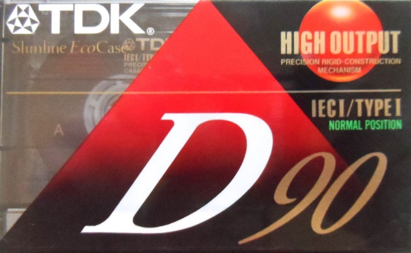 TDK أشرطة كاسيت TDK D90 عالية الإنتاجية لمدة 90 دقيقة، سوداء، مجموعة من 7 - Image 4
