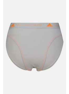 adidas By Stella McCartney Women Brand Logo Bikini Bottom, Grey  - Image 2