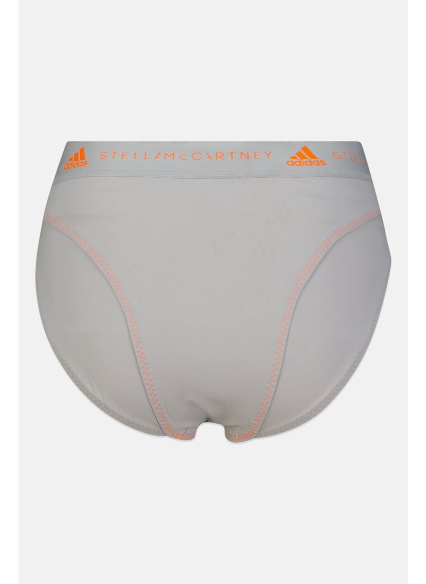 adidas By Stella McCartney Women Brand Logo Bikini Bottom, Grey  - Image 2