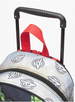 MARVEL Avengers Print Trolley Backpack with Retractable Handle - 34x25x12 cm  - Image 5